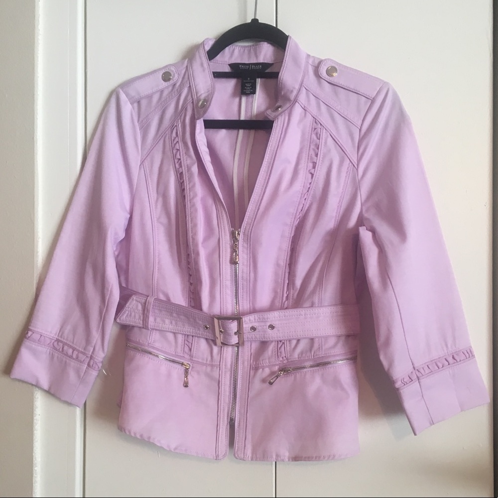 WHBM Pink Jacket, 3/4 length sleeves, never worn